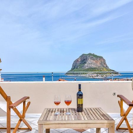 Monemvasia Modern Flat With Panoramic Sea View Екстер'єр фото