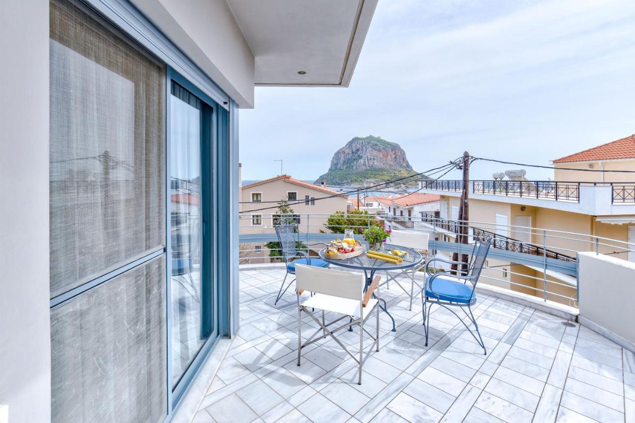 Monemvasia Modern Flat With Panoramic Sea View Екстер'єр фото