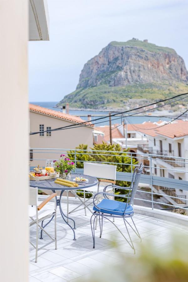 Monemvasia Modern Flat With Panoramic Sea View Екстер'єр фото