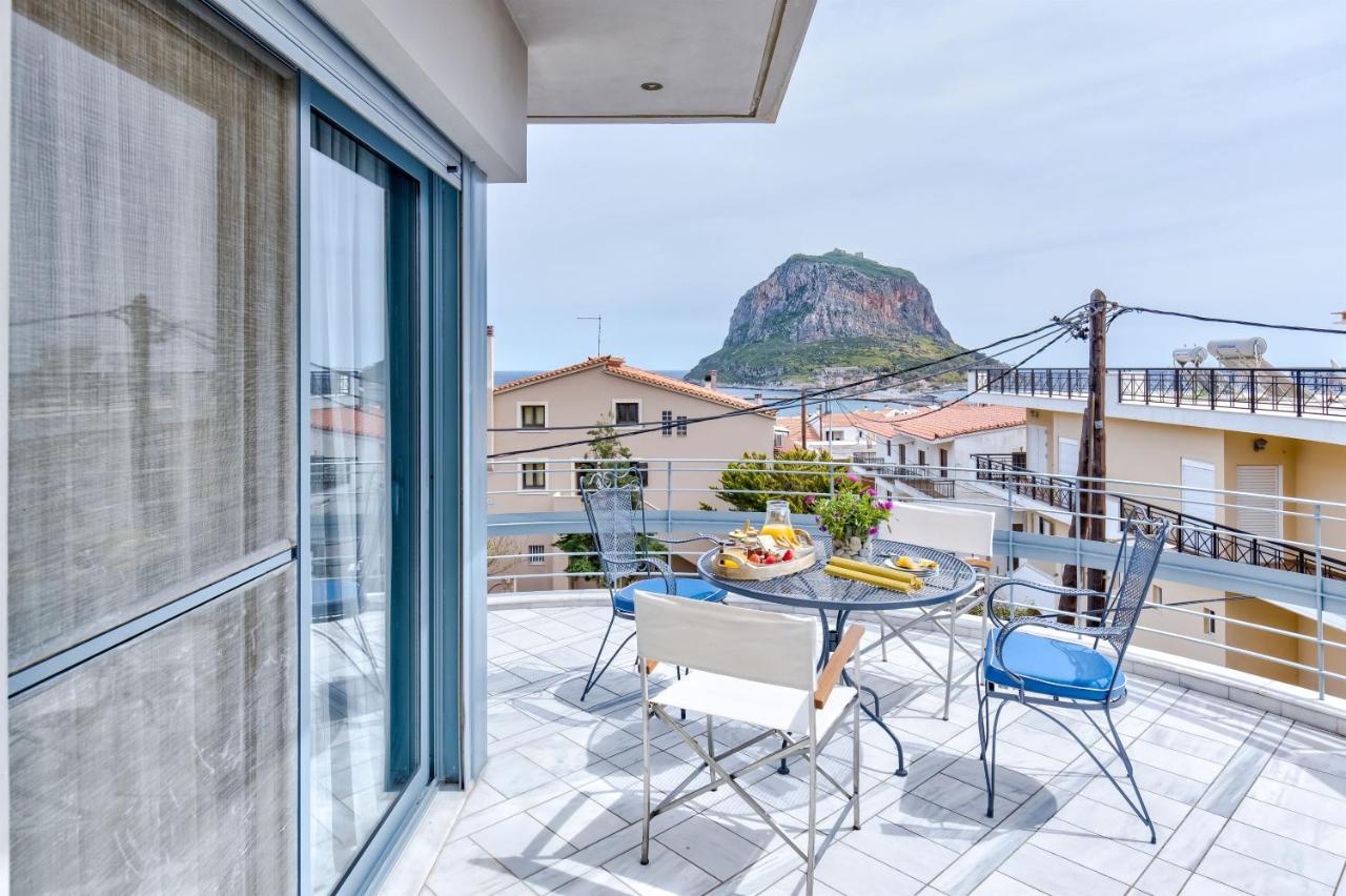 Monemvasia Modern Flat With Panoramic Sea View Екстер'єр фото
